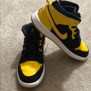 Shoes are in good condition, barely worn.